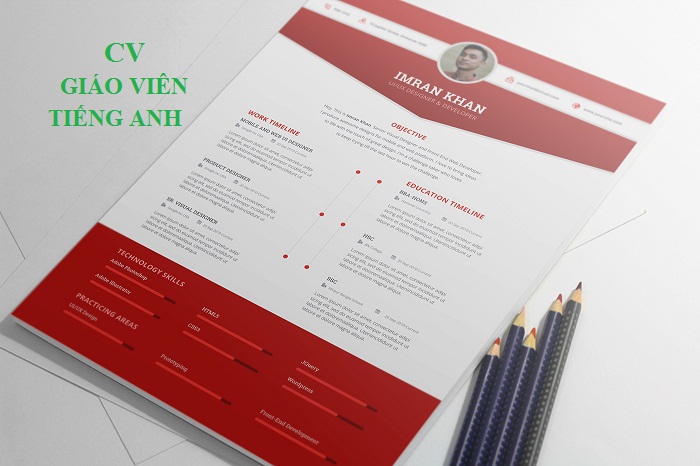 mẫu CV tiếng Anh cho giáo viên