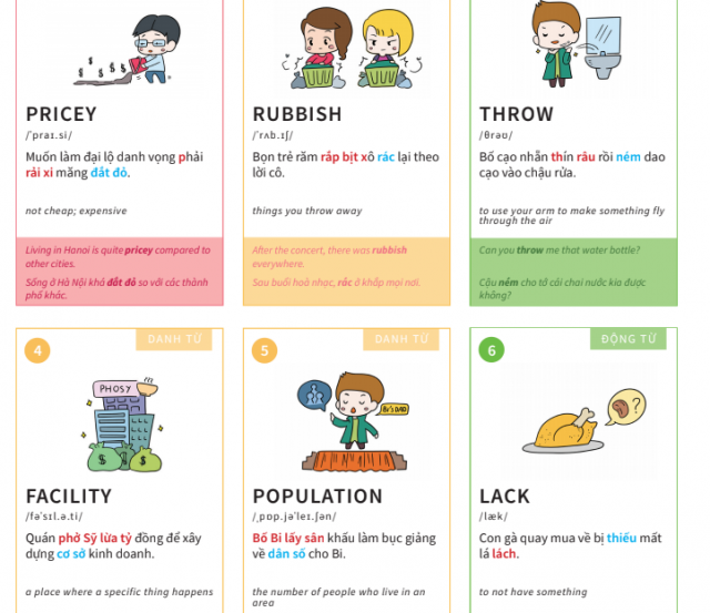 Âm thanh tương tự từ vựng tiếng Anh