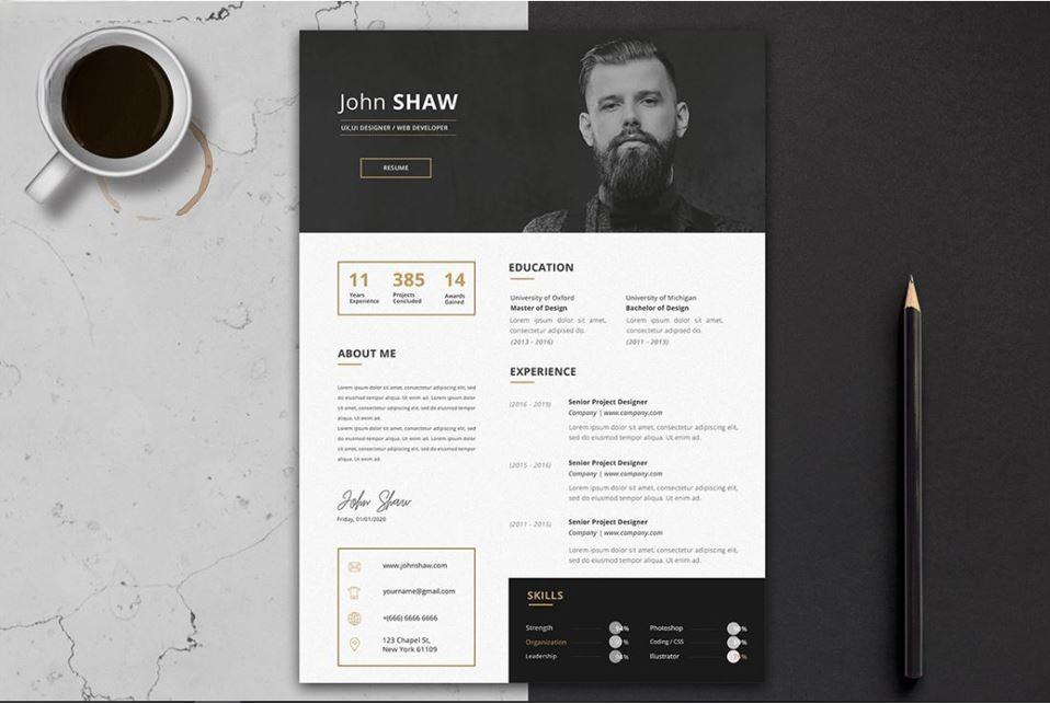 Mẫu CV tiếng Anh ấn tượng qua từng con số