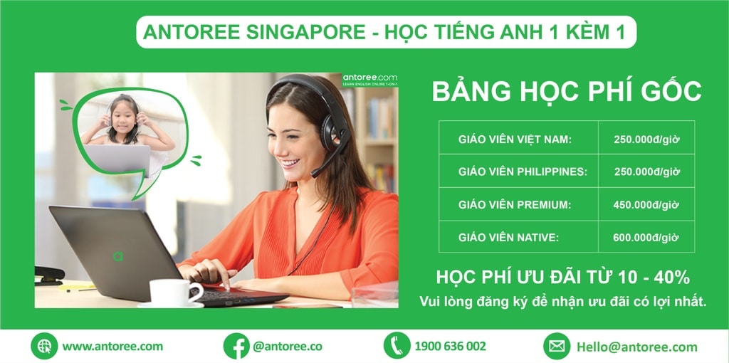 Trung tâm tiếng anh Antoree