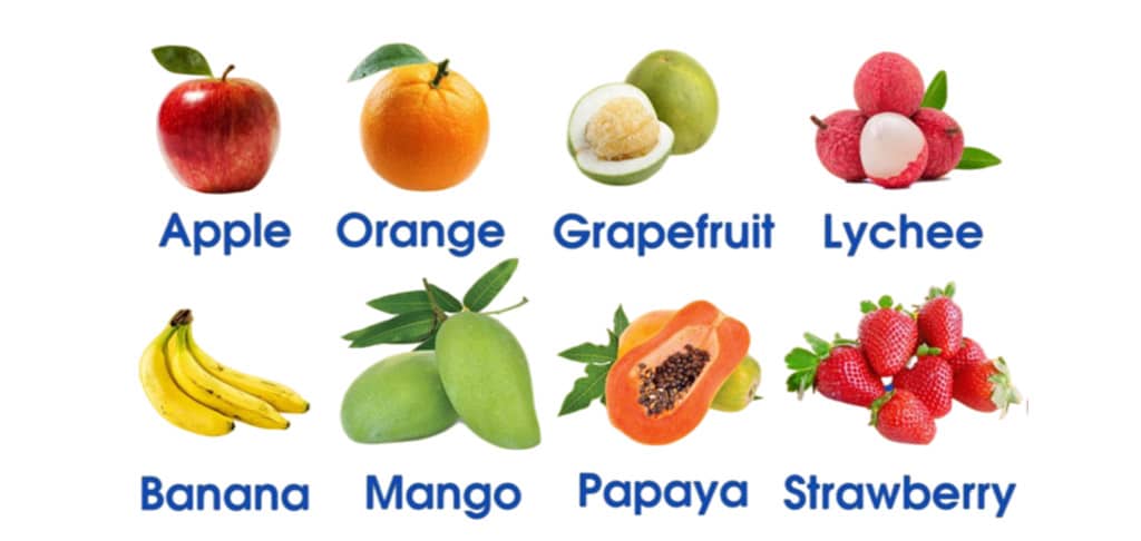 tu vung tieng anh ve cac loai qua co vi chua