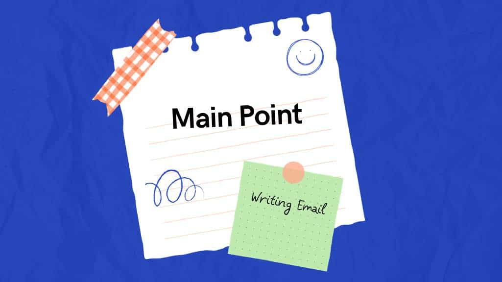 viet email tieng anh main point