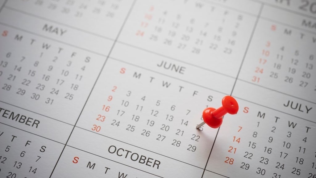 Cách viết ngày trong tháng