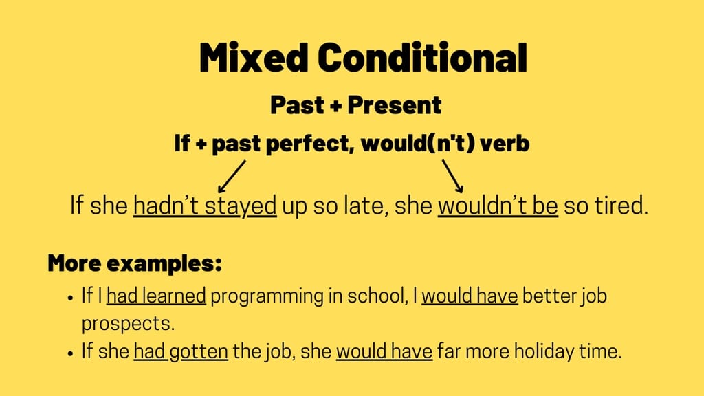 Câu điều kiện hỗn hợp