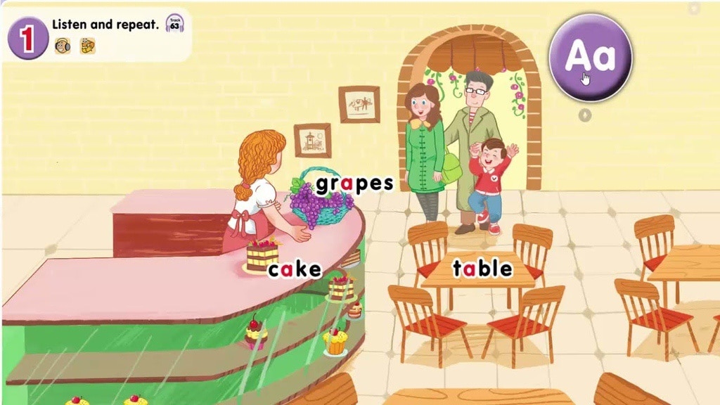 Từ vựng tiếng anh lớp 2 unit 12