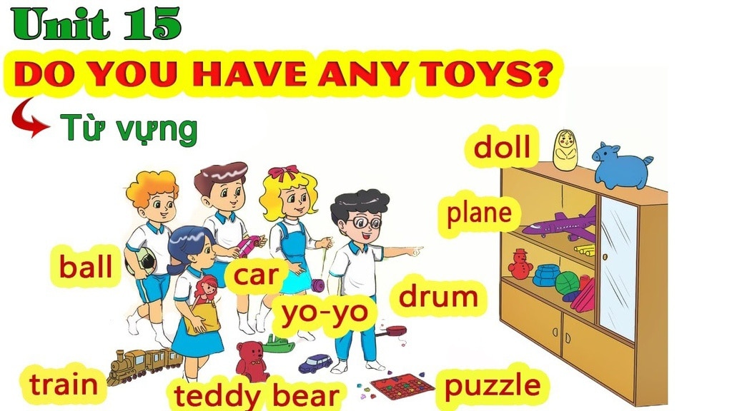 Từ vựng tiếng anh lớp 3 Unit 15