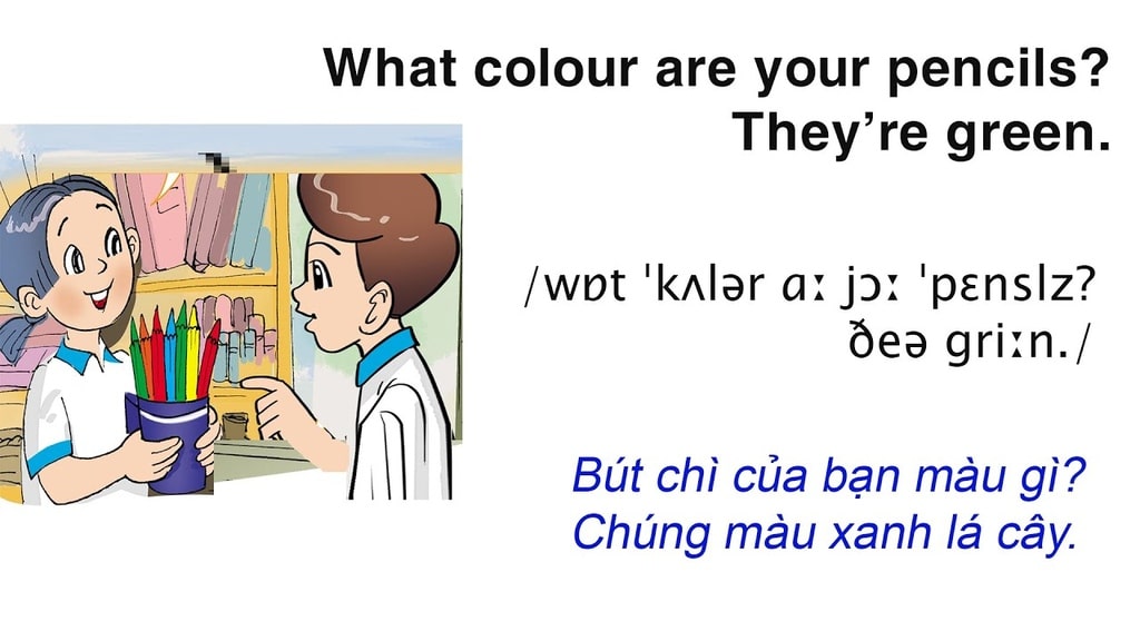 Từ vựng tiếng anh lớp 3 Unit 9