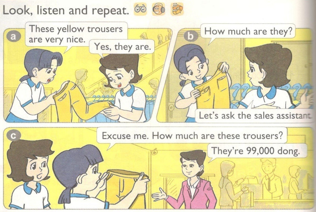 Từ vựng tiếng anh lớp 4 unit 17