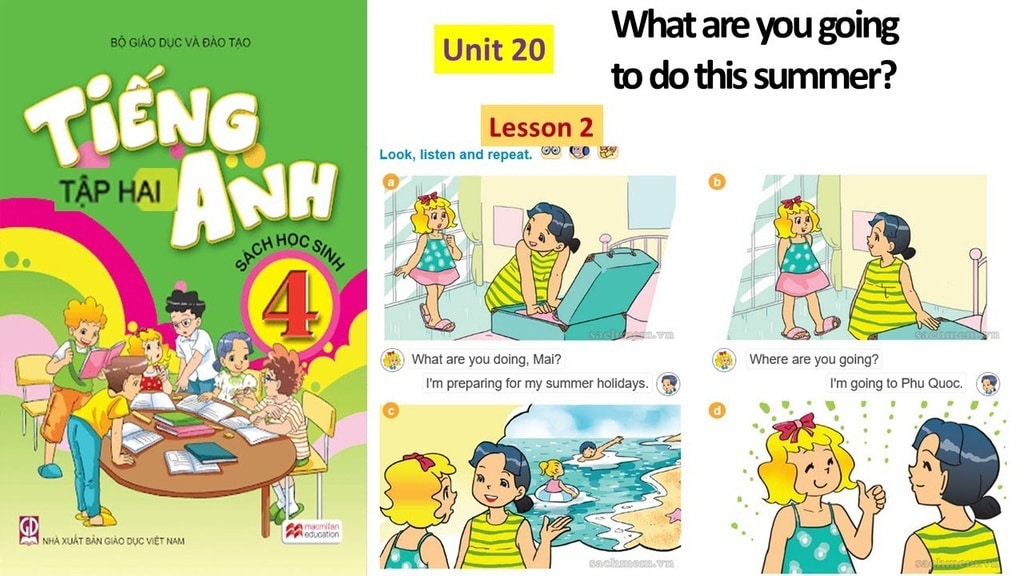 Từ vựng tiếng anh lớp 4 unit 20