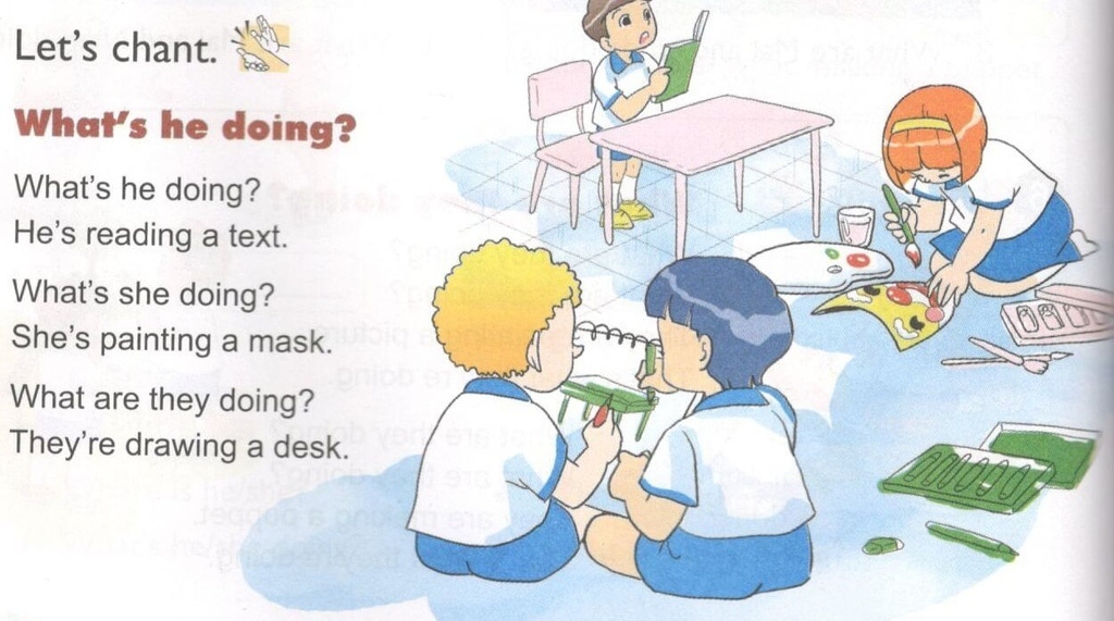 Từ vựng tiếng anh lớp 4 unit 9