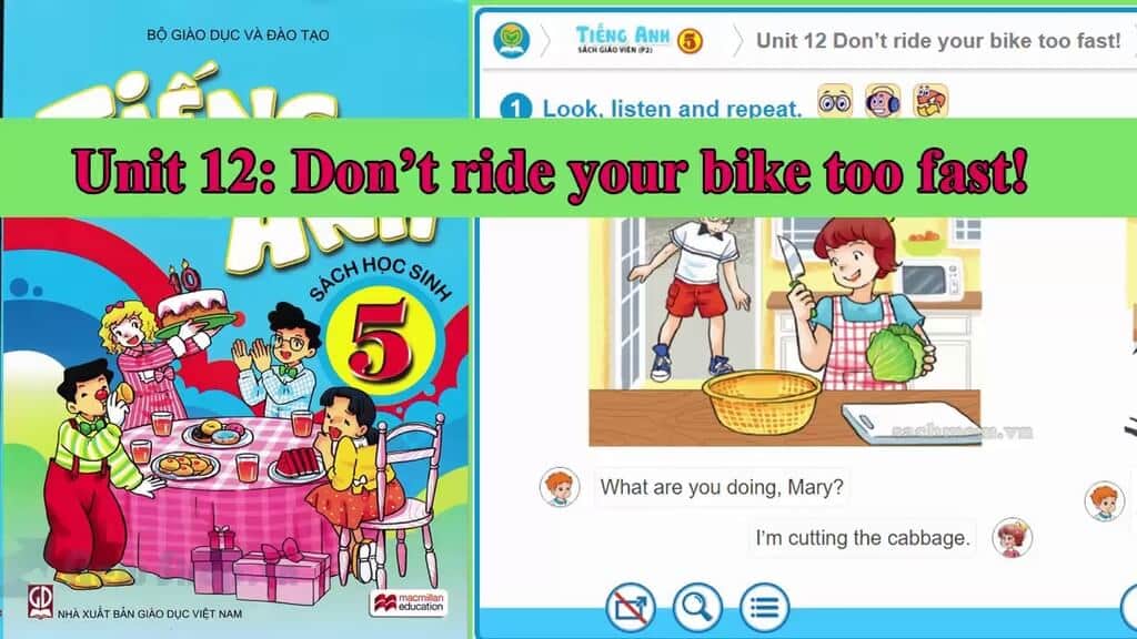 Từ vựng tiếng anh lớp 5 unit 12