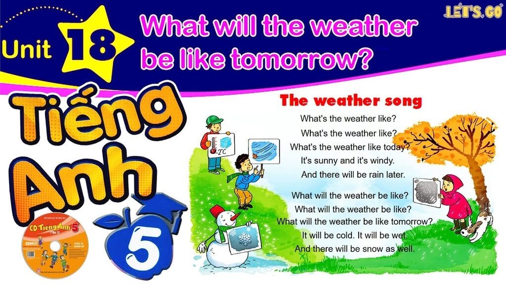 Từ vựng tiếng anh lớp 5 unit 18