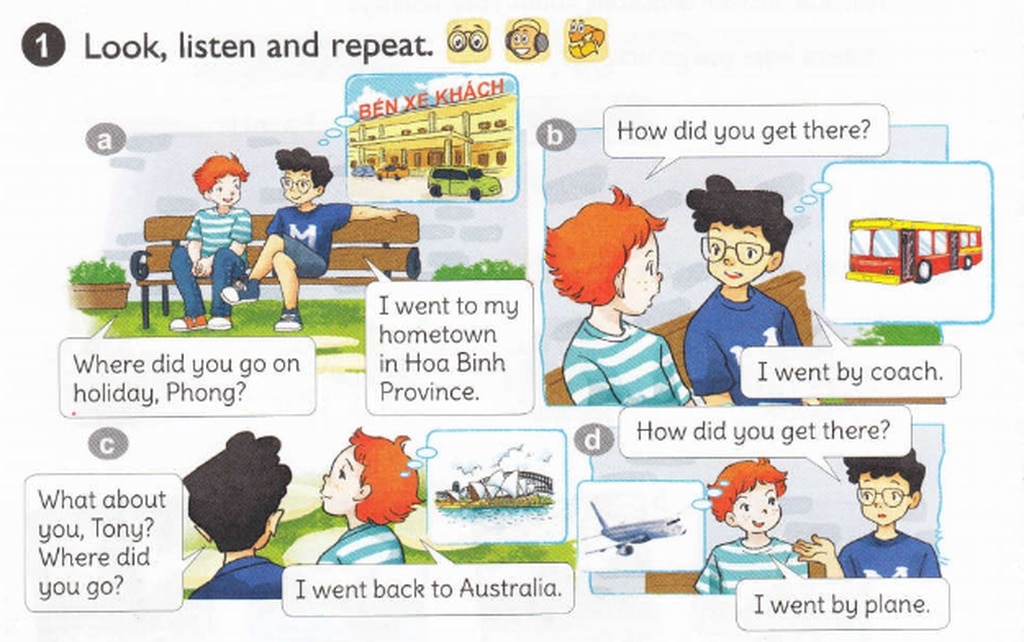 Từ vựng tiếng anh lớp 5 unit 3