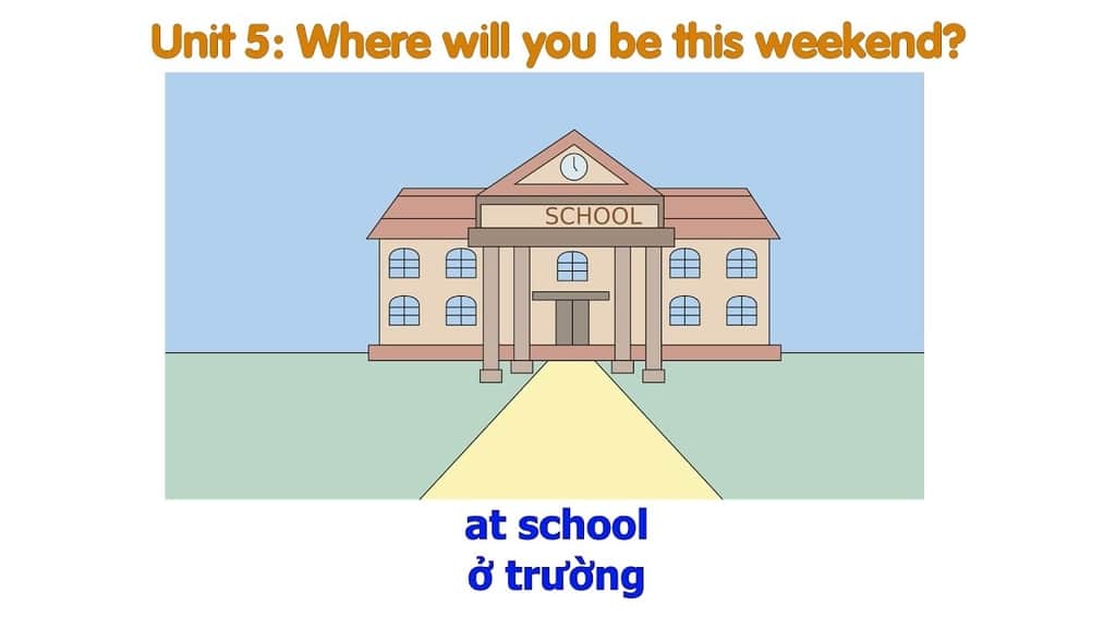 Từ vựng tiếng anh lớp 5 unit 5