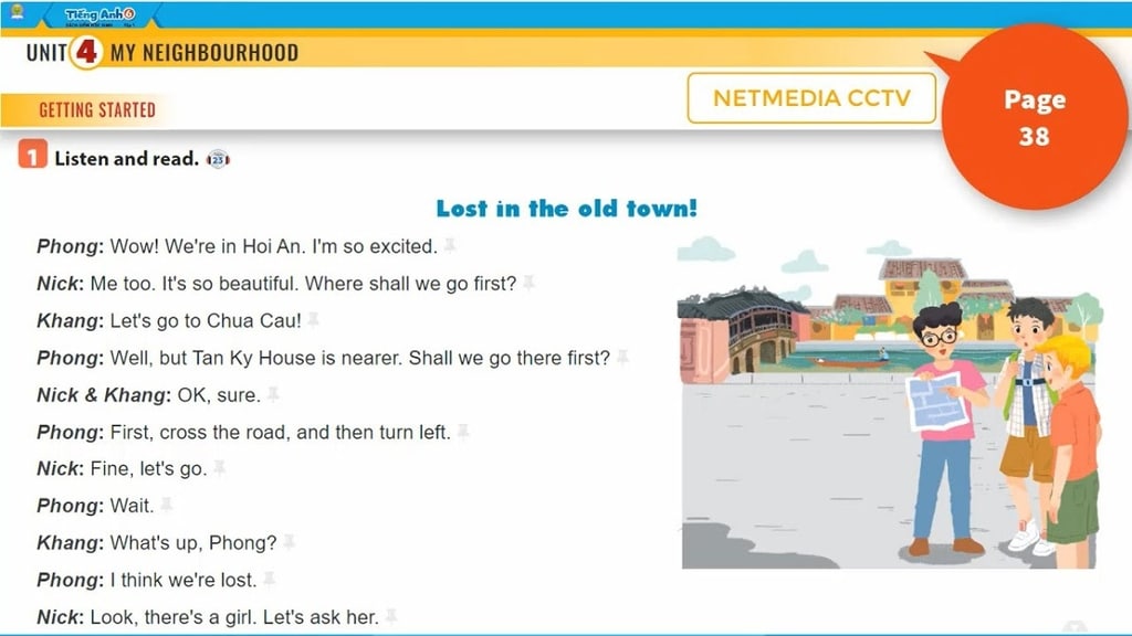 Từ vựng tiếng anh lớp 6 unit 4