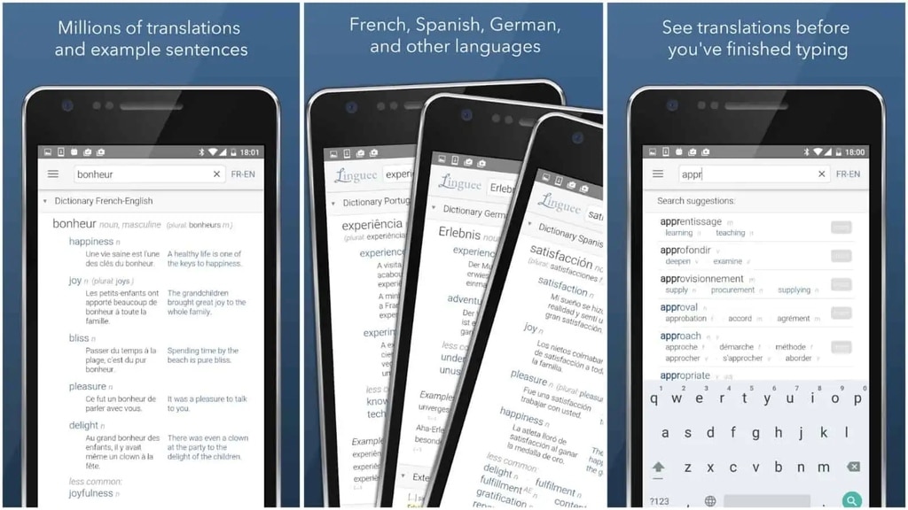 Ứng dụng dịch tiếng anh Linguee