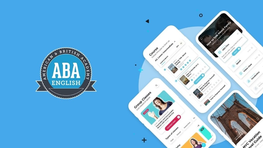 Ứng dụng học từ vựng tiếng anh ABA English