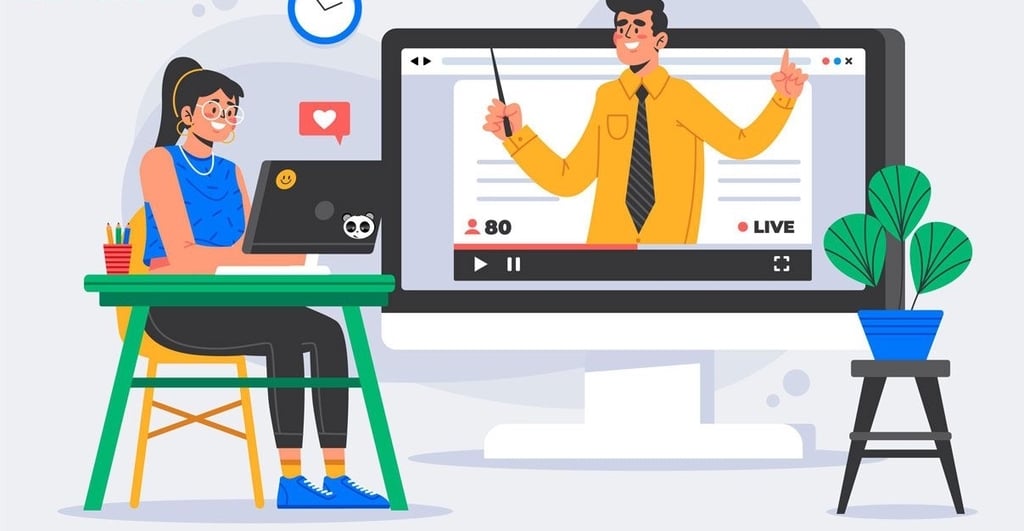 Các hình thức học tiếng Anh onl phổ biến