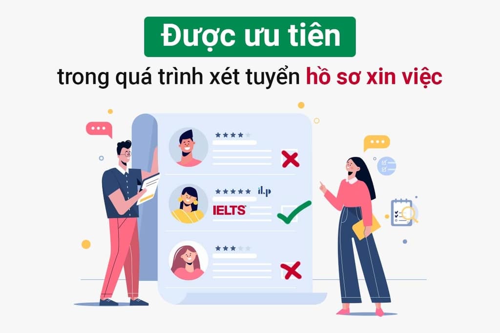 Chứng chỉ IELTS dễ dàng xin việc