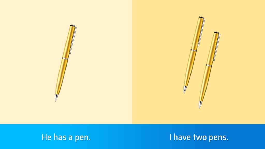 Danh từ số ít và số nhiều