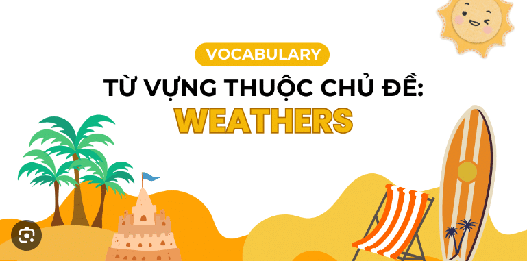 → Từ vựng TOEIC chủ đề Weather (Thời tiết)
