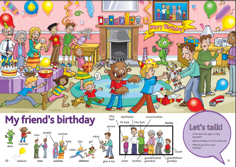 Topic: My friend's birthday