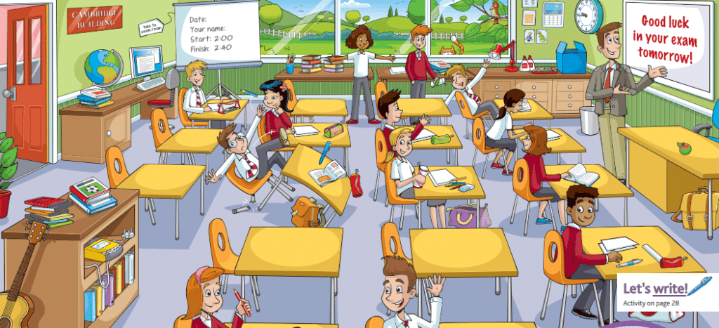 → Topic: Tomorrow is the A2 Flyers exam day