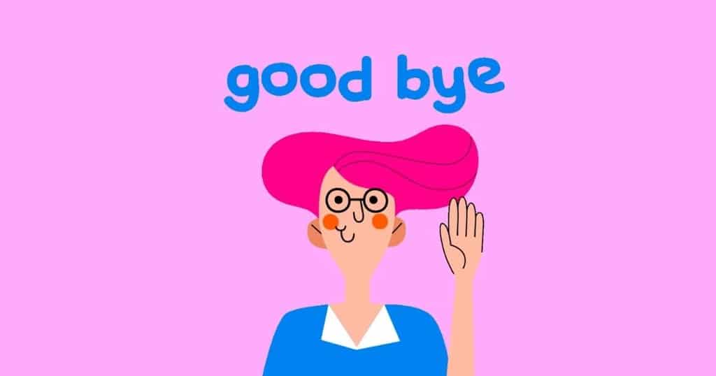 Mẫu câu chào tạm biệt