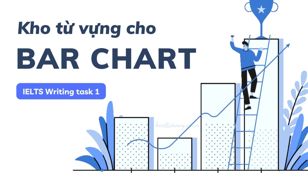 Từ vựng IELTS Writing Task 1 Bar Chart