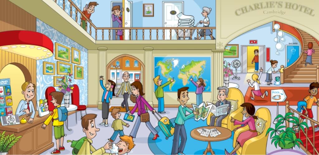 Từ vựng Movers topic Uncle Charlie’s hotel