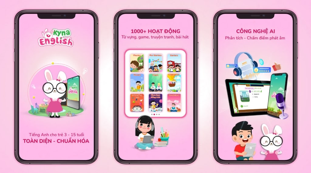 Ứng dụng học tiếng anh trực tuyến Kyna English