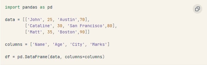 Sử dụng danh sách Python