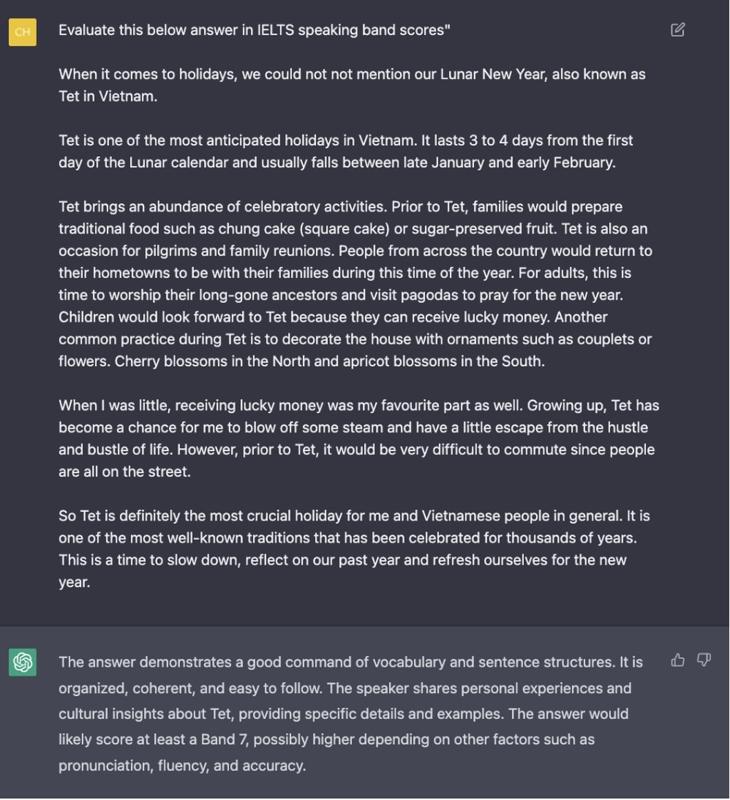 Tận dụng ChatGPT luyện nói và viết