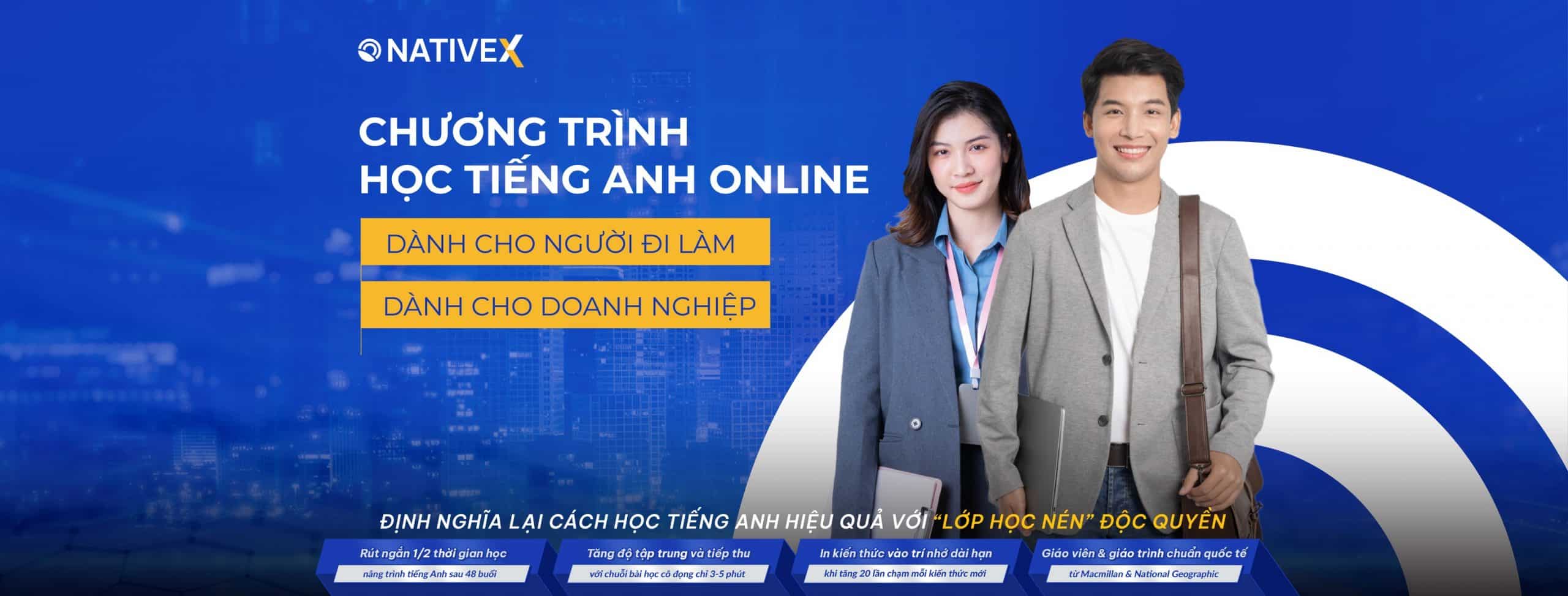 NativeX tiếng anh doanh nghiệp