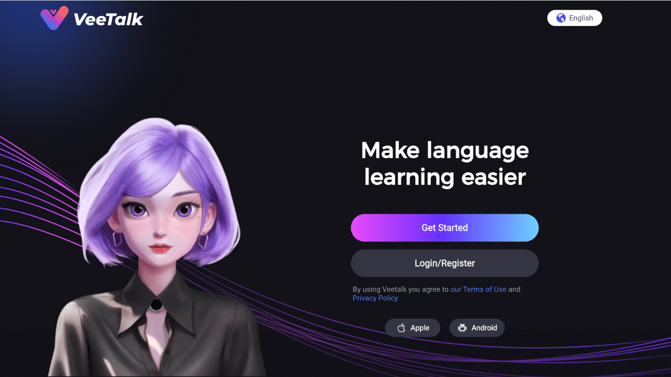 app luyen noi tieng anh Veetalk